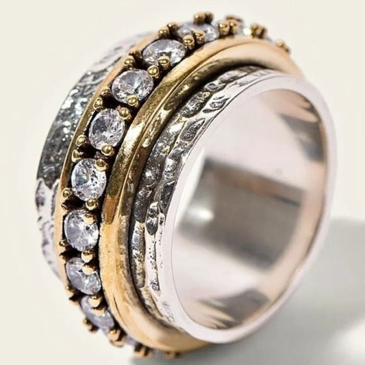 Ethan | Elegant Retro Ring with Vibrant Inlaid Stones