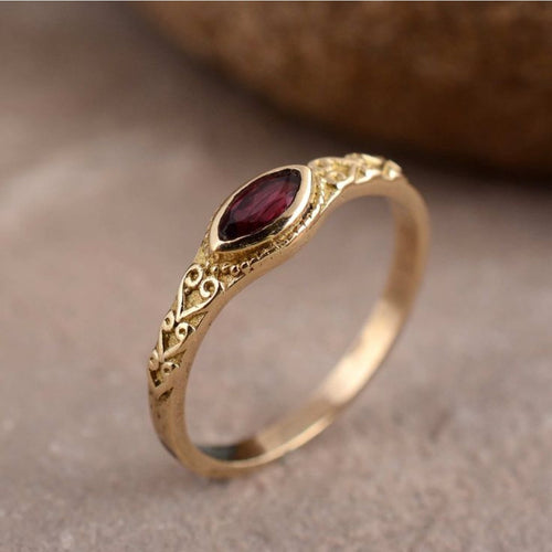 Gold Ruby Ring