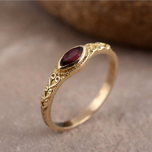 Gold Ruby Ring