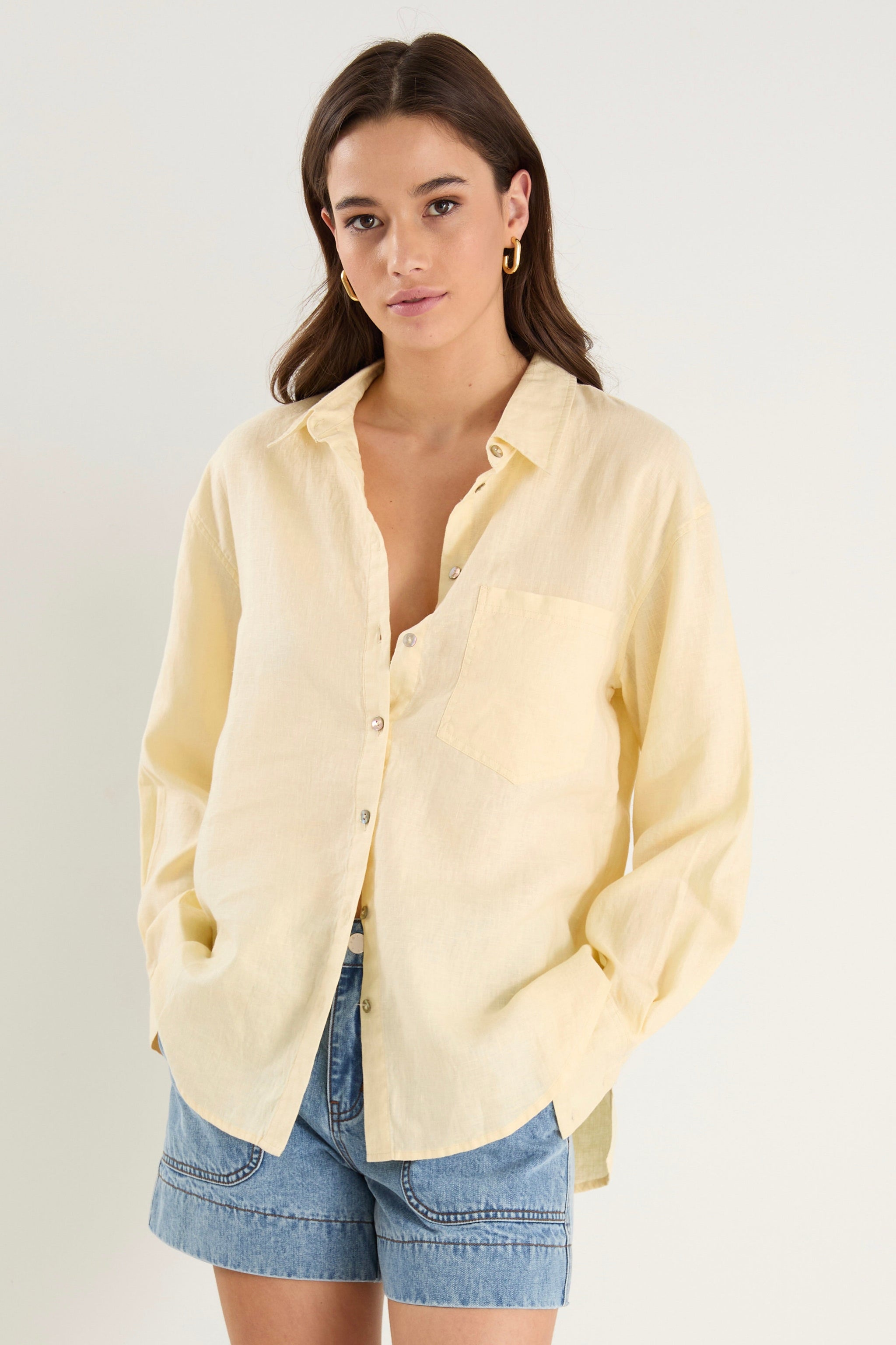 Ethan | Lightweight Oversized Linen Shirt
