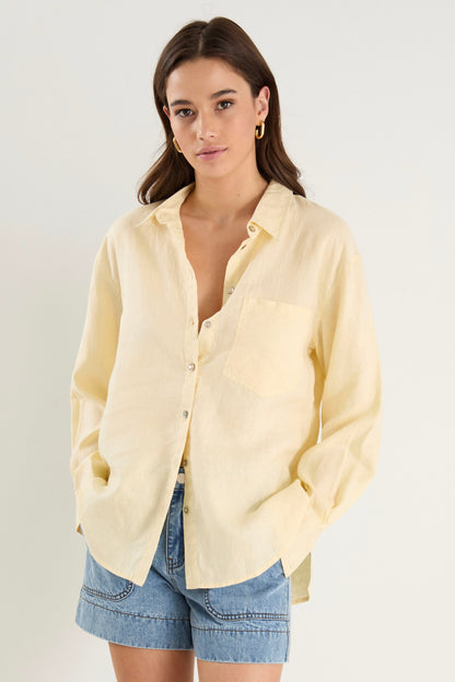 Ethan | Lightweight Oversized Linen Shirt