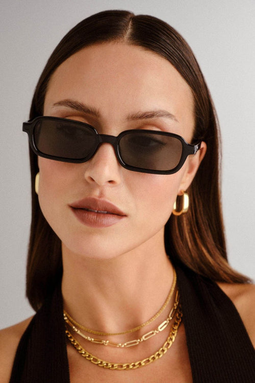 Ethan | Modern Unisex Narrow Rectangular Sunglasses
