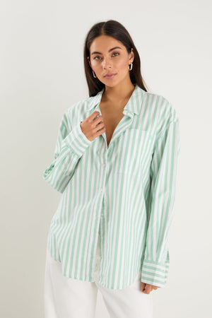 Green Wide Stripe