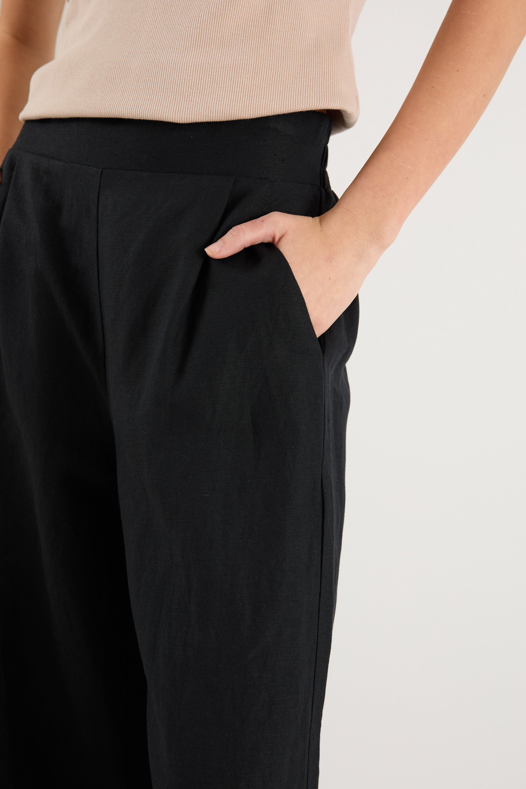 Ethan | Relaxed Wide-Leg Linen Pants