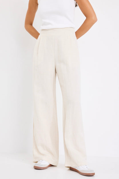Ethan | Relaxed Wide Leg Linen Pants