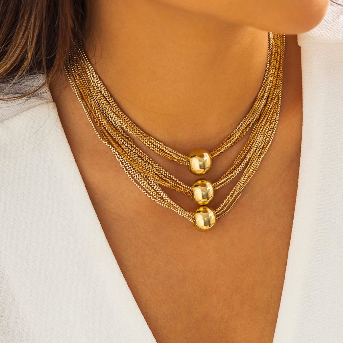 Esme | Timeless Sphere Pendant Necklace