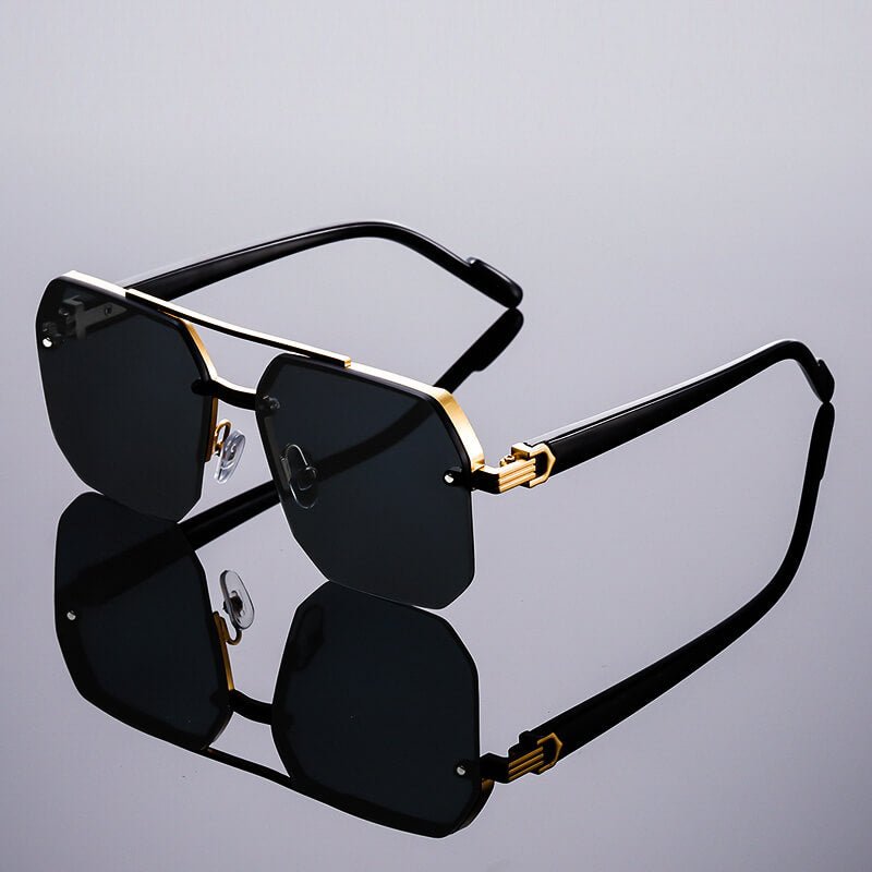 Freya | Milano Semi-Rimless Vintage Sunglasses