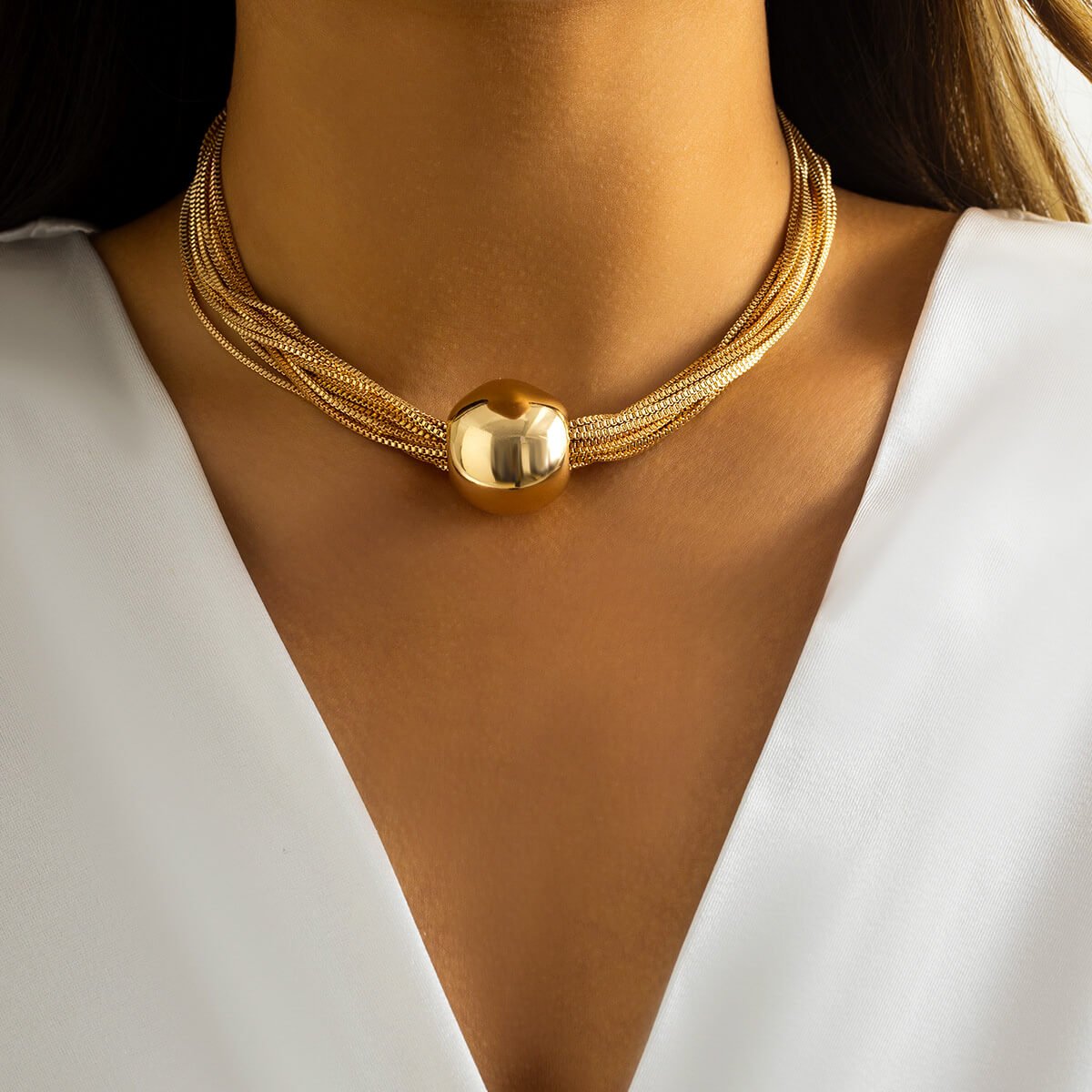 Esme | Timeless Sphere Pendant Necklace