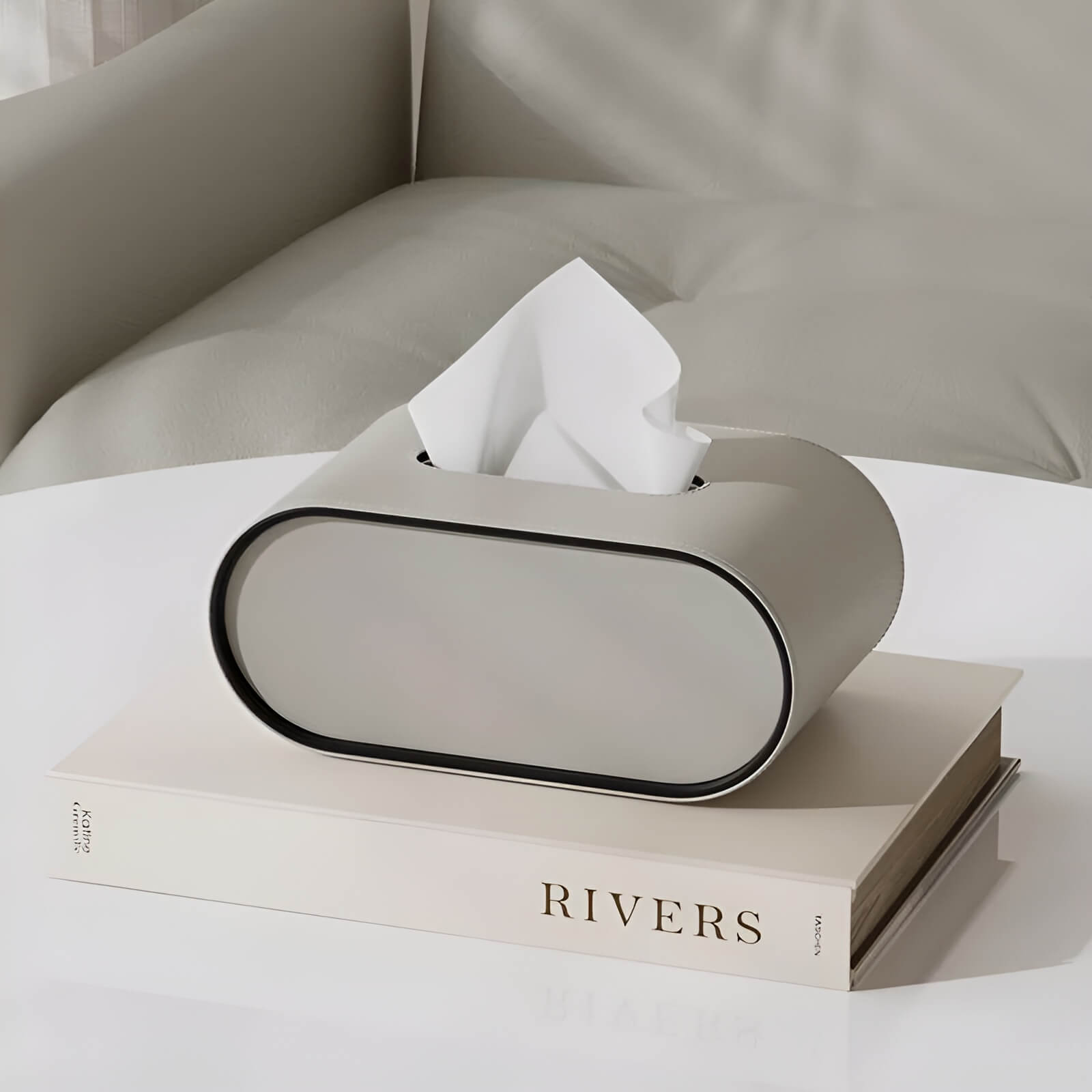 Vivienne | Luxe Leather Tissue Box