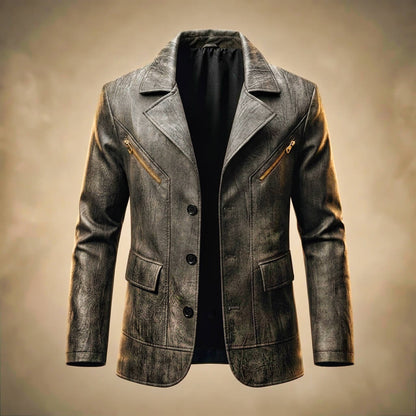Freya | Luxe Leather Blazer