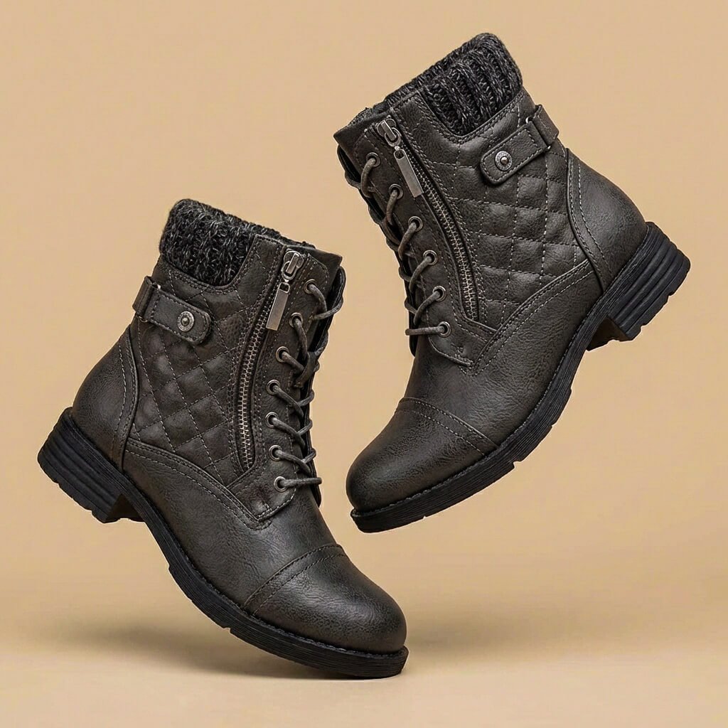 Vivienne | Luxe Leather Ankle Boots