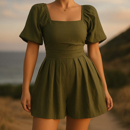 Ines | Tailored Structured Romper