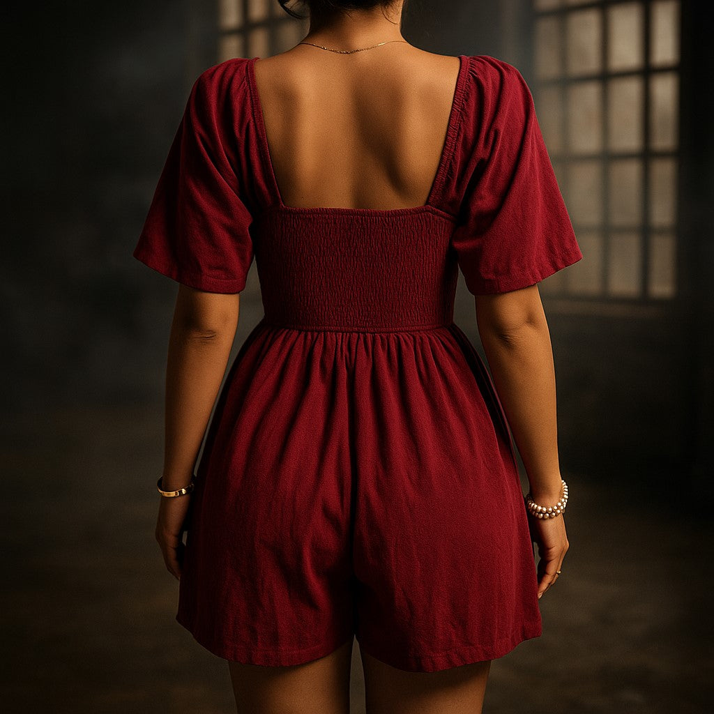 Ines | Tailored Structured Romper