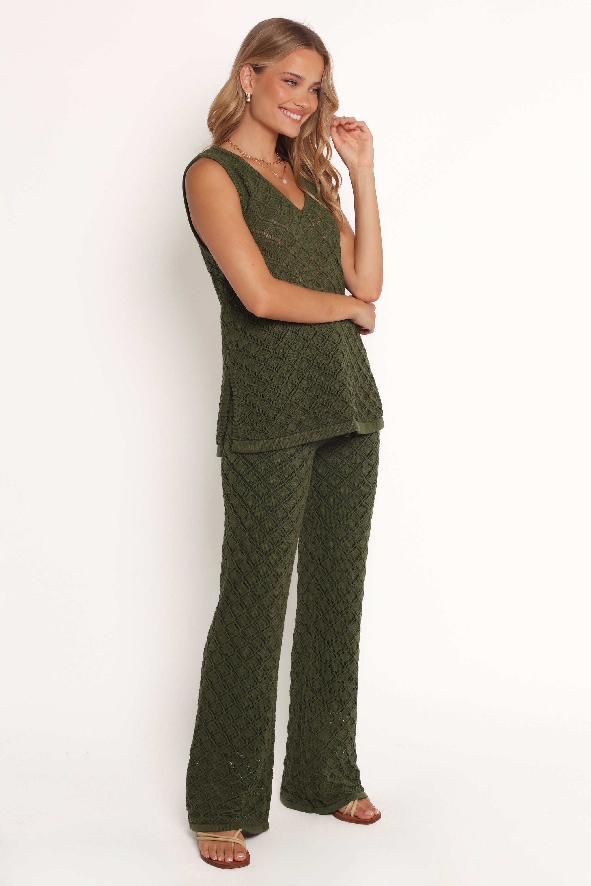 Jordan | Chic High Waisted Wide Leg Trousers Women