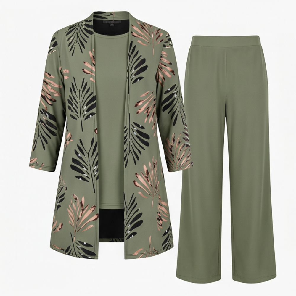 Trielle - Elegant 3-Piece Pantsuit Set for Occasions
