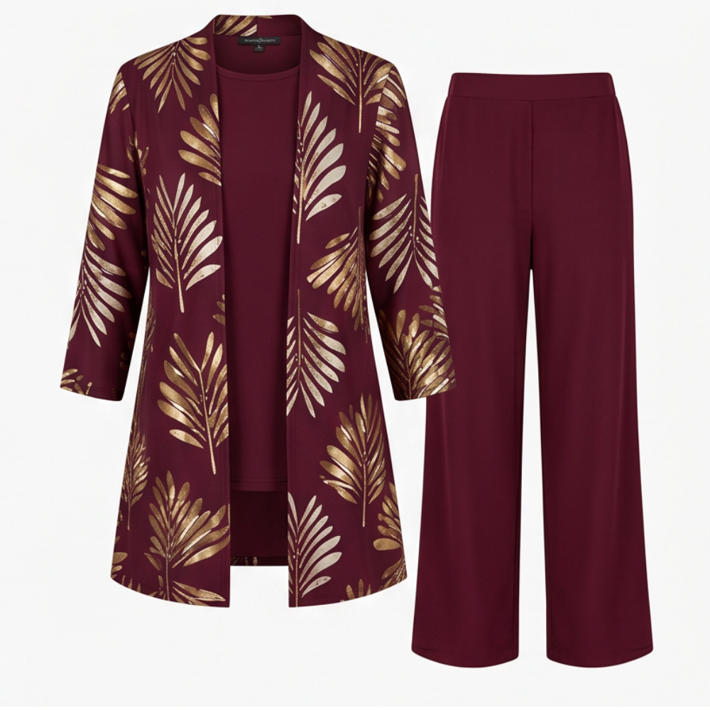 Trielle - Elegant 3-Piece Pantsuit Set for Occasions
