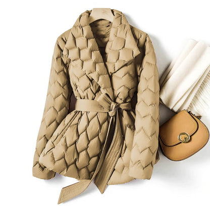 Freya | Quilted Down Coat