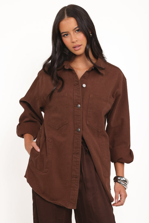 Liam | Classic Comfortable Denim Shacket for Women