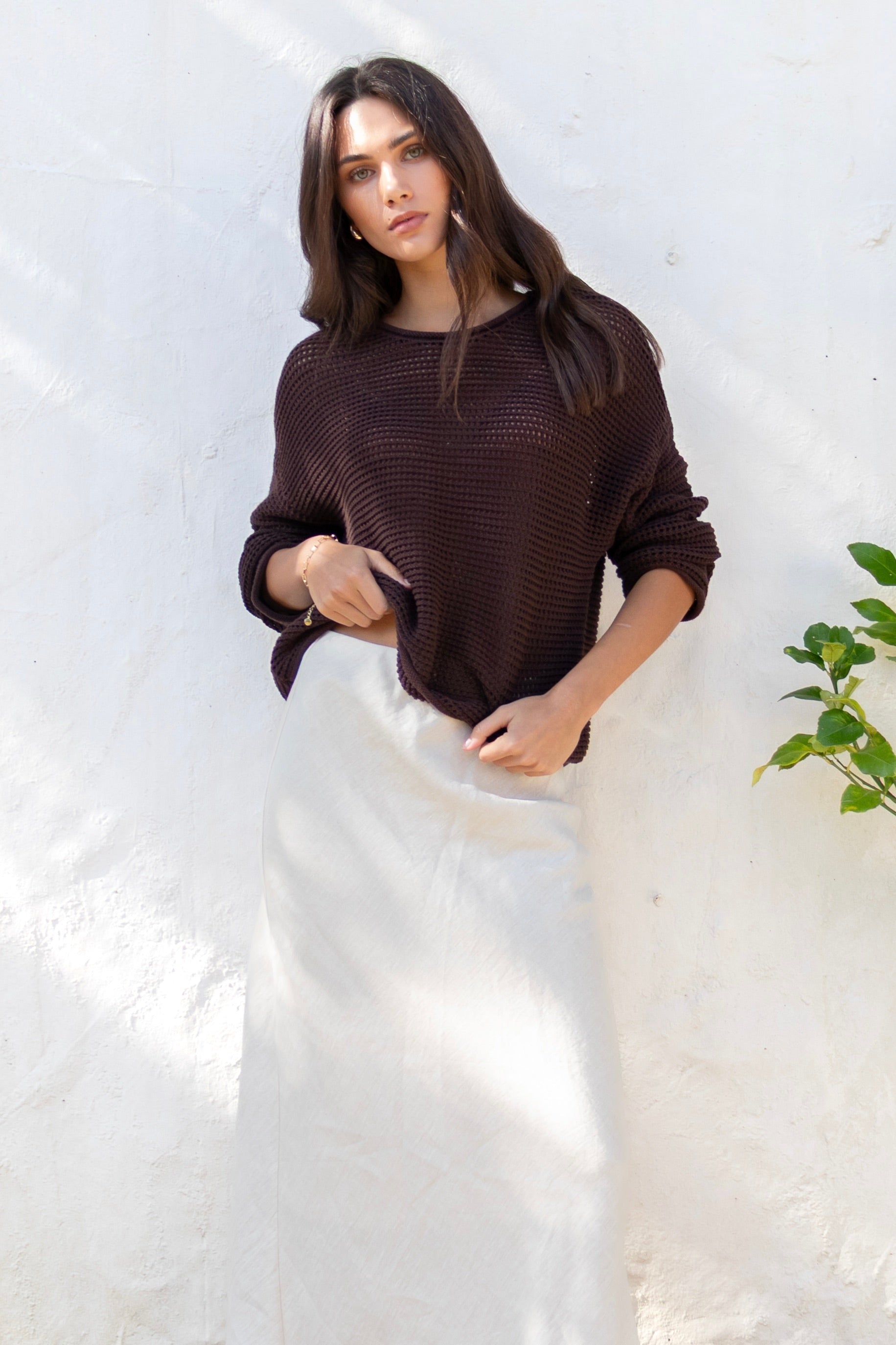 Liam | Cozy Lightweight Crochet Knit Jumper