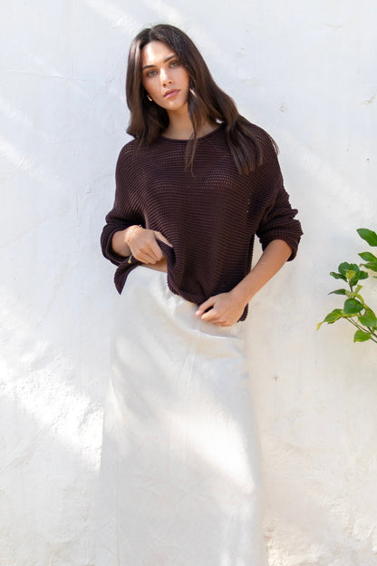 Liam | Cozy Lightweight Crochet Knit Jumper