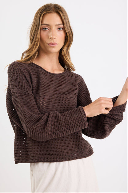 Liam | Cozy Lightweight Crochet Knit Jumper