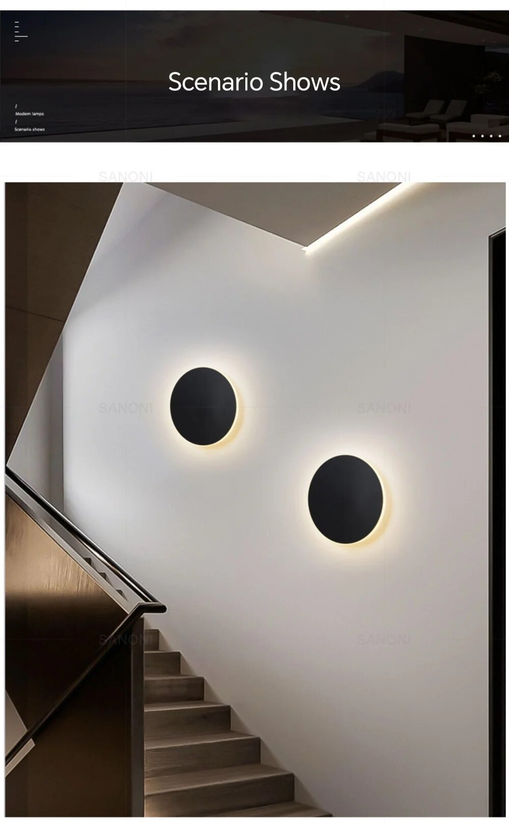 LumaSphere | Modern Sleek LED Wall Light Sconce for Stylish Illumination