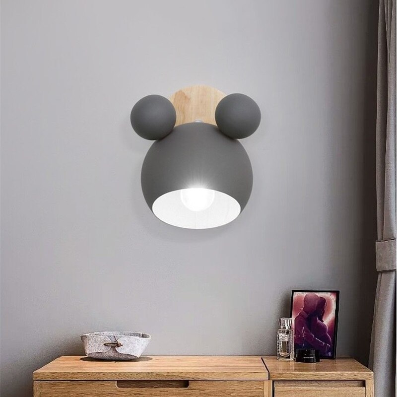 LuminaraGlow | Charming Soft LED Nordic Wall Light for Kids' Rooms