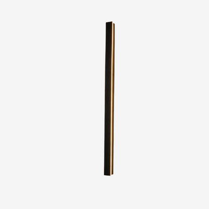 Luminara | Sleek Modern Black Metal Outdoor Wall Light Fixture