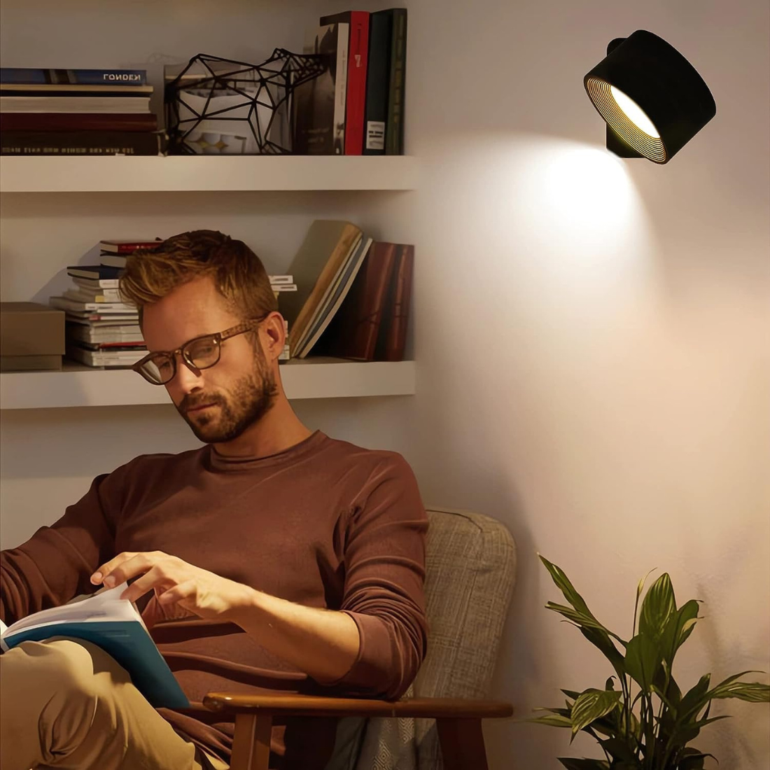 Luminara | Versatile Wireless Rechargeable Outdoor Wall Light 360°