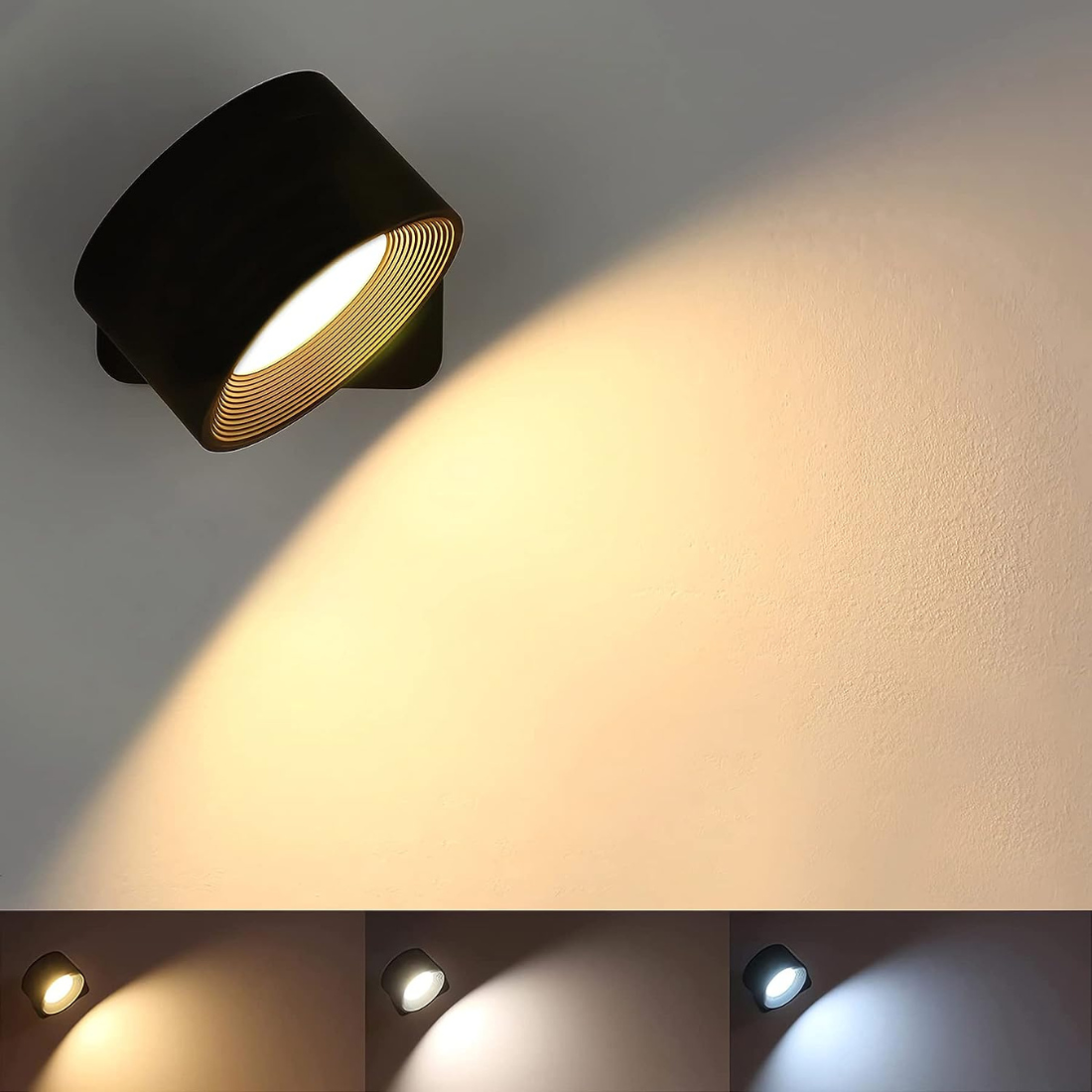 Luminara | Versatile Wireless Rechargeable Outdoor Wall Light 360°