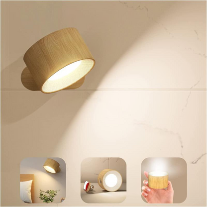 Luminara | Versatile Wireless Rechargeable Outdoor Wall Light 360°