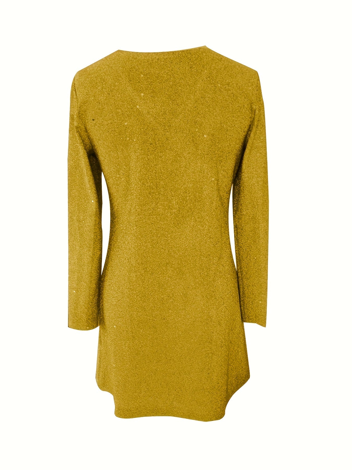 Madison | Glamorous Glitter V Neck Cocktail Dress