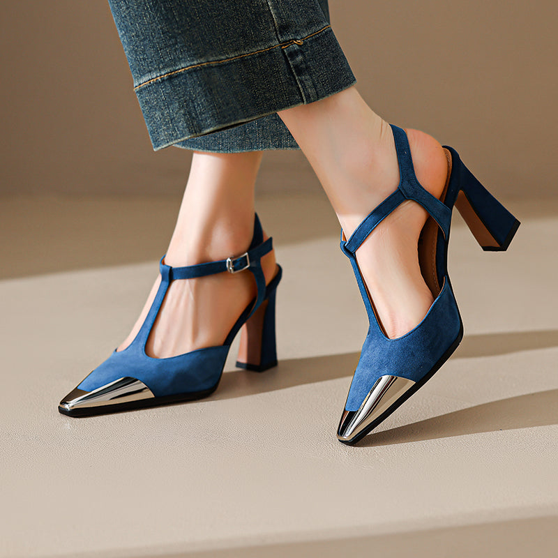 Camille | Luxe Genuine Suede Heels