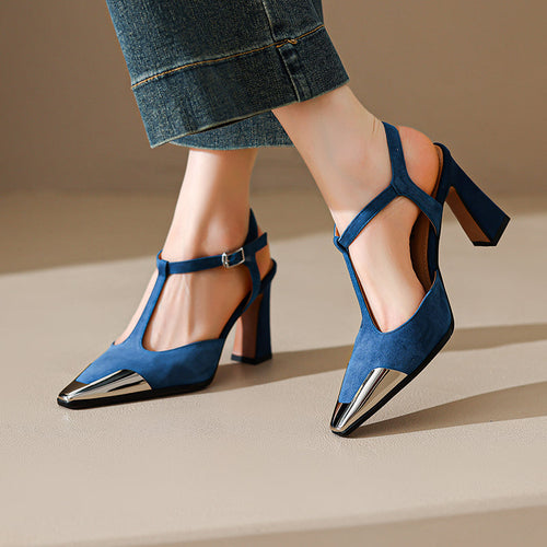 Camille | Luxe Genuine Suede Heels
