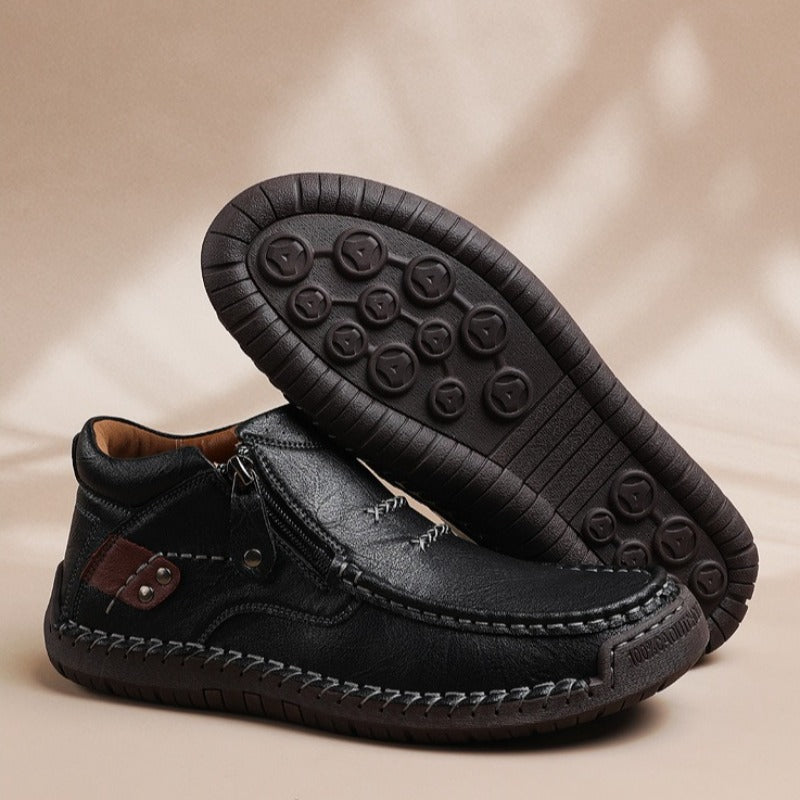 Anders | Italian Leather Ankle Sneakers