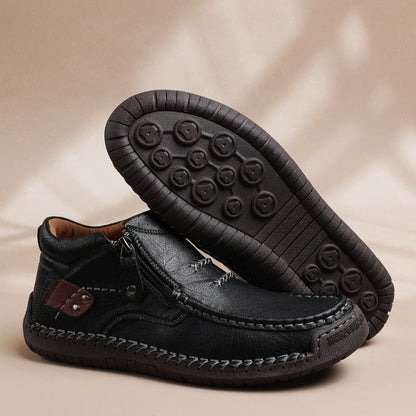 Anders | Italian Leather Ankle Sneakers