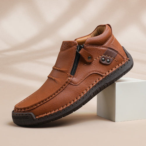 Anders | Italian Leather Ankle Sneakers