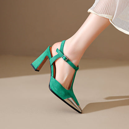Camille | Luxe Genuine Suede Heels