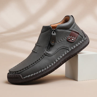 Anders | Italian Leather Ankle Sneakers