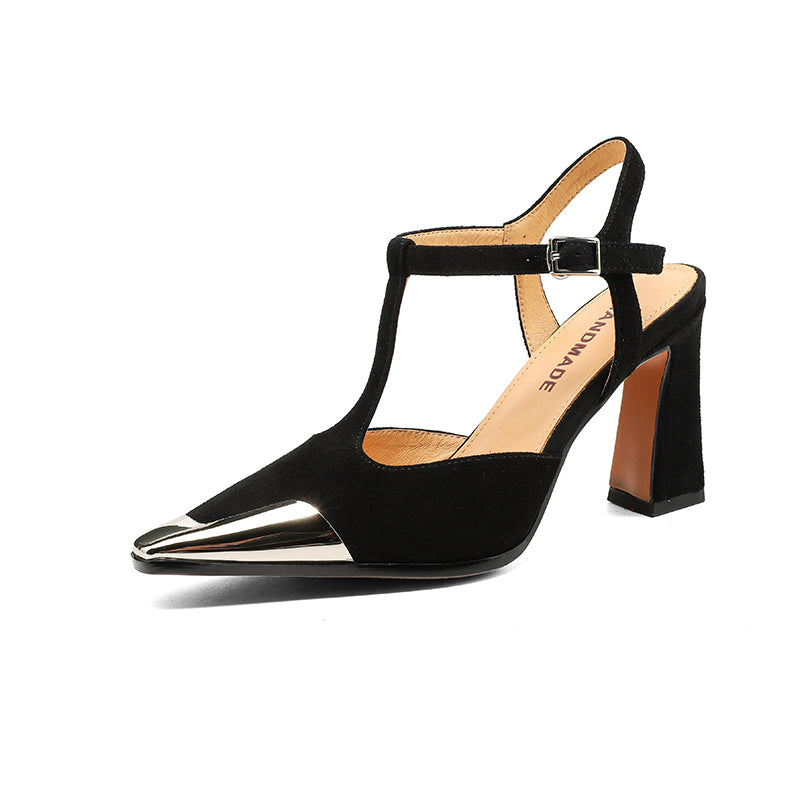 Camille | Luxe Genuine Suede Heels