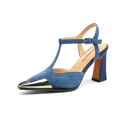 Camille | Luxe Genuine Suede Heels