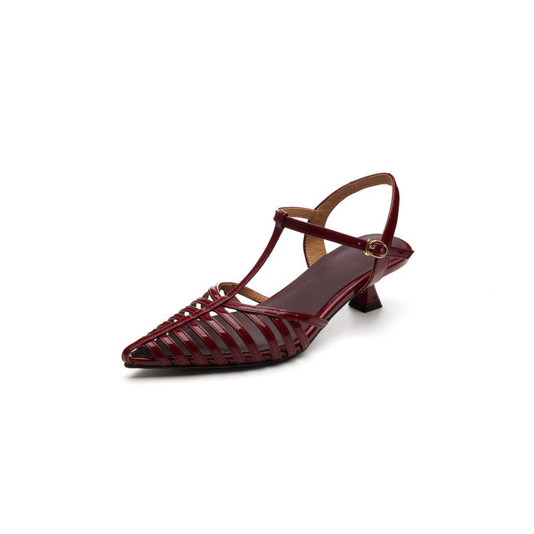 Aurelia | Luxe Genuine Leather Slingback Heels