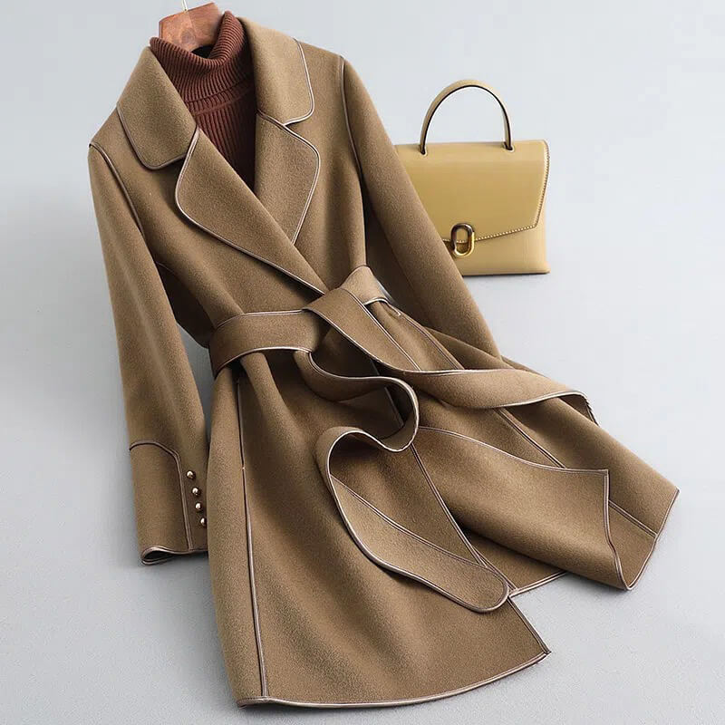 Paloma | Elegant Virgin Wool Trench Coat