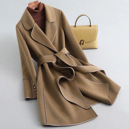 Paloma | Elegant Virgin Wool Trench Coat