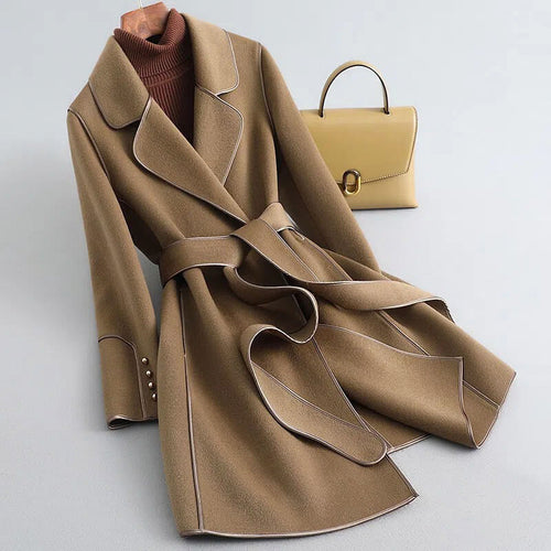 Paloma | Elegant Virgin Wool Trench Coat