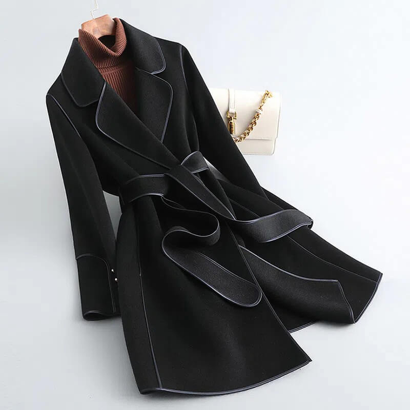 Paloma | Elegant Virgin Wool Trench Coat