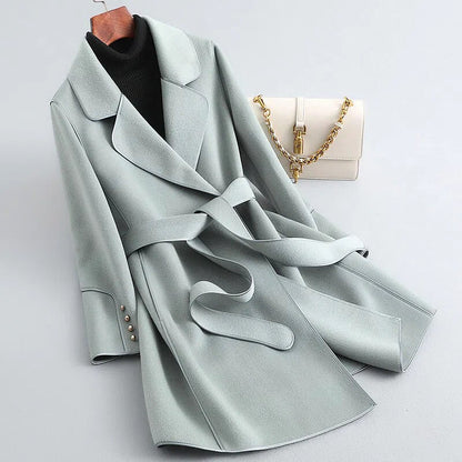 Paloma | Elegant Virgin Wool Trench Coat