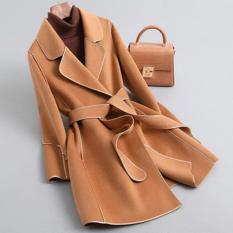 Paloma | Elegant Virgin Wool Trench Coat