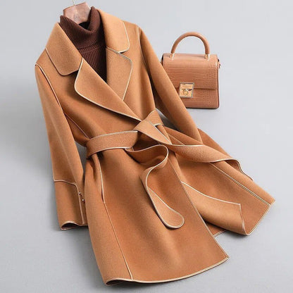 Paloma | Elegant Virgin Wool Trench Coat