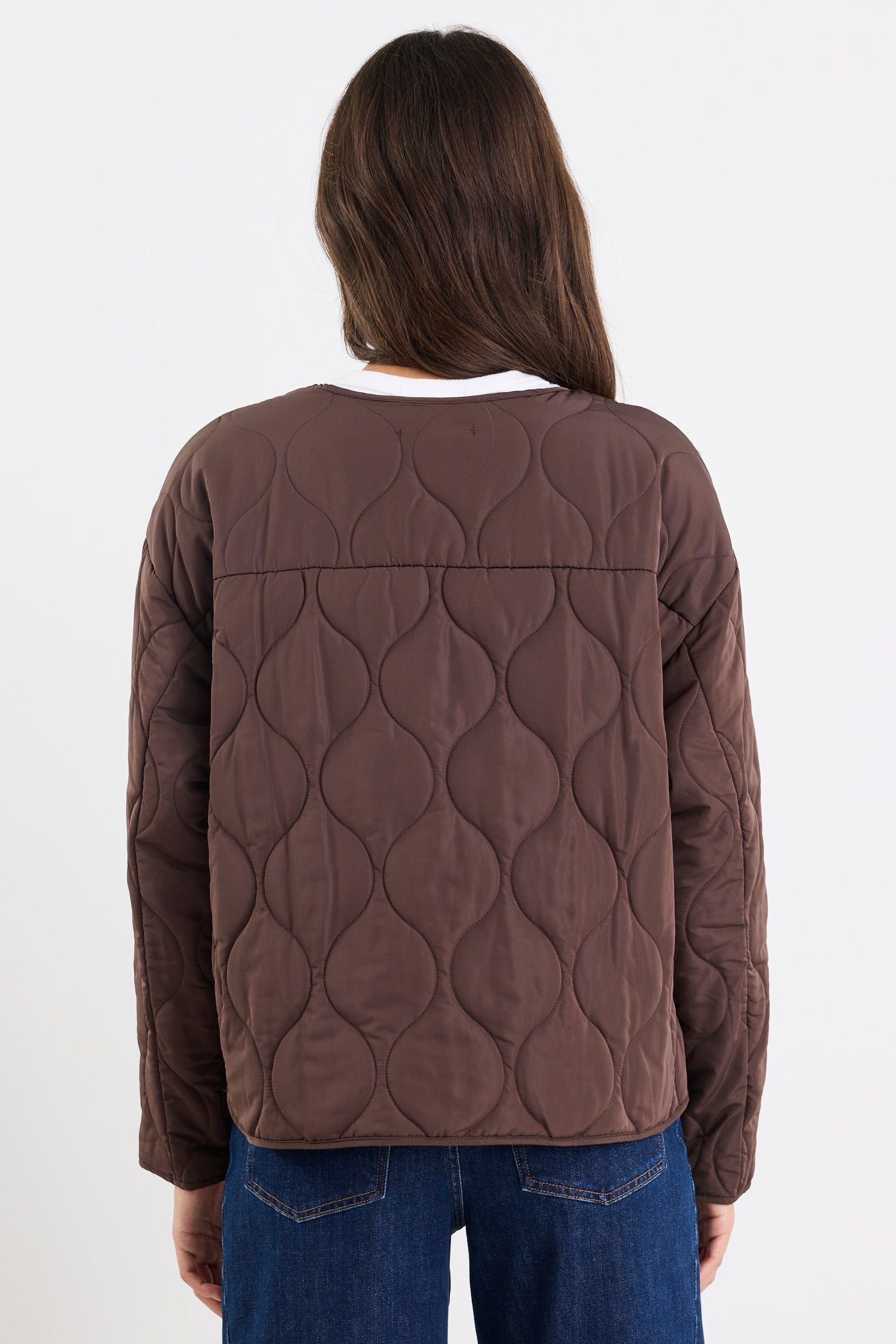 Mason | Chic Collarless Quilted Puffer Jacket
